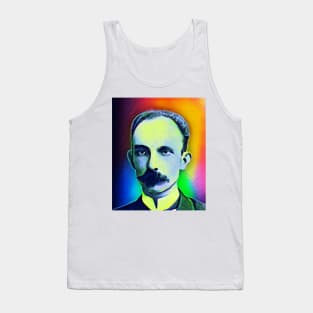 José Martí Colourful Portrait | Jose Marti Artwork 6 Tank Top